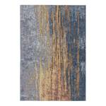Laagpolig vloerkleed Blaze Wild textielmix - beige/blauw - 155 x 230 cm