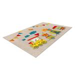 Kinderteppich Move Train Kunstfaser - Beige / Multi - 120 x 170 cm