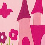 Kinderteppich Joy Castle II Kunstfaser - Rosa / Grün