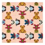 Tapis enfant Joy Panda Fibres synthétiques - Multicolore