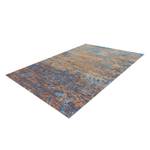 Laagpolig vloerkleed Blaze II textielmix - blauw/beige - 155 x 230 cm