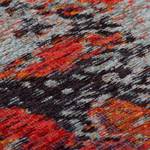 Laagpolig vloerkleed Blaze Fire textielmix - grijs/rood - 195 x 290 cm