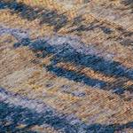 Laagpolig vloerkleed Blaze Wild textielmix - beige/blauw - 75 x 150 cm