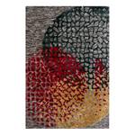 Kurzflorteppich Damast Fireball Mischgewebe - Mehrfarbig - 80 x 150 cm