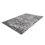 Kurzflorteppich Damast Cozy Mischgewebe - Grau - 140 x 200 cm
