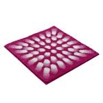 Tapis de bain Concept 07 Fibres synthétiques - Rose foncé - 60 x 60 cm