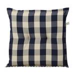 Coussin de chaise Kent tissu - Bleu