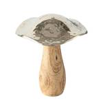 Objets déco champignons II (2 éléments) Mélanges de matériaux - Marron / Argenté