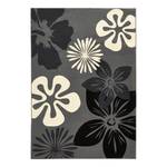 Tapis Flora Tissu - Gris foncé - 80 x 150 cm