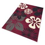 Tapis Flora Tissu - Bordeaux - 80 x 150 cm