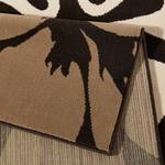 Laagpolig vloerkleed Flora geweven stof - Latte Macchiattokleurig - 80 x 150 cm