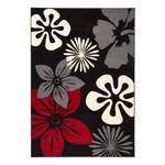 Laagpolig vloerkleed Flora geweven stof - Zwart - 160 x 230 cm