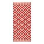 Tapis de couloir Ethno Tissu - Rouge carmin - 80 x 200 cm