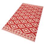 Tapis de couloir Ethno Tissu - Rouge carmin - 80 x 200 cm