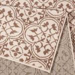 Kurzflorteppich Pattern Mischgewebe - Beige - 80 x 150 cm