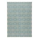 Laagpolig vloerkleed Pattern geweven stof - Blauw grijs - 160 x 230 cm