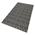 Tapis Pattern Tissu - Noir - 160 x 230 cm