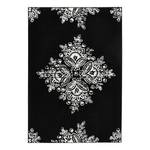 Tapis Blossom Tissu - Noir - 120 x 170 cm