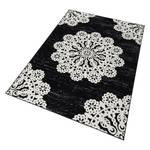 Laagpolig vloerkleed Lace geweven stof - Zwart - 160 x 230 cm