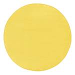 Tapis Fancy Circle Tissu - Jaune solaire - Diamètre : 133 cm