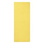 Tapis de couloir Fancy Tissu - Jaune solaire - 80 x 300 cm