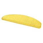 Tapis d’escalier Fancy (lot de 15) Tissu - Jaune solaire