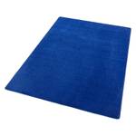 Laagpolig vloerkleed Fancy geweven stof - Donkerblauw - 80 x 150 cm