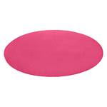 Laagpolig vloerkleed Fancy Circle geweven stof - Fuchsia - Diameter: 200 cm