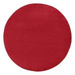 Laagpolig vloerkleed Fancy Circle geweven stof - Schoorsteen rood - Diameter: 200 cm