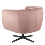 Fauteuil Tuntum fluweel - Oud pink