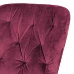 Loungefauteuil Solbjerg fluweel - Kersenrood