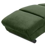 Ligfauteuil Seaham fluweel - Antiek groen