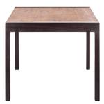 Tavolo da pranzo allungabile MANCHESTER acacia legno massello, metallo, acacia, antracite - 140 x 90 cm