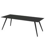 Table Stave II Anthracite / Chêne noir - Largeur : 170 cm - Noir