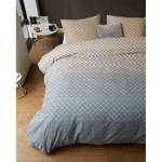 Parure de lit Lunas Coton - Gris clair - 240 x 200/220 cm + 2 oreillers 70 x 60 cm