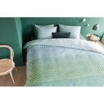 Parure de lit Lunas Coton - Vert - 140 x 200/220 cm + oreiller 70 x 60 cm