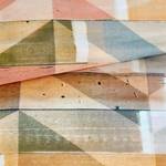 Bettwäsche Scrapwood Baumwollstoff - Mehrfarbig - 140 x 200/220 cm + Kissen 70 x 60 cm