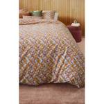 Parure de lit Retro Grid Coton - Multicolore - 135 x 200 cm + oreiller 80 x 80 cm