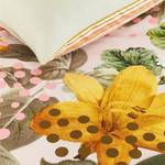 Parure de lit Botanical Flower Coton - Multicolore - 135 x 200 cm + oreiller 80 x 80 cm