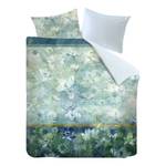 Parure de lit Nymph Coton - Bleu-vert - 260 x 200/220 cm + 2 oreillers 70 x 60 cm