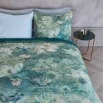 Parure de lit Nymph Coton - Bleu-vert - 260 x 200/220 cm + 2 oreillers 70 x 60 cm