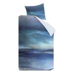 Parure de lit Départ Coton - Bleu - 135 x 200 cm + oreiller 80 x 80 cm