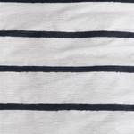Parure de lit Timeless Coton - Blanc / Bleu marine - 140 x 200/220 cm + oreiller 70 x 60 cm