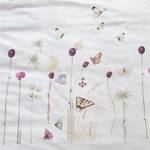 Parure de lit Bastin Papilio Coton - Blanc - 140 x 200/220 cm + oreiller 70 x 60 cm