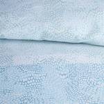 Bettwäsche Impress Baumwollstoff - Pastellblau - 200 x 200/220 cm + 2 Kissen 70 x 60 cm