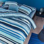 Parure de lit Loiz Coton - Bleu - 260 x 200/220 cm + 2 oreillers 70 x 60 cm