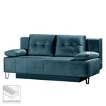 Schlafsofa Thornton Samt - Marineblau