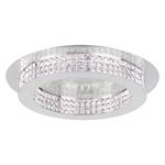 LED-Deckenleuchte Principe Kristallglas / Stahl - 14-flammig - Silber - Durchmesser: 70 cm