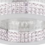 LED-Deckenleuchte Principe Kristallglas / Stahl - 14-flammig - Silber - Durchmesser: 70 cm