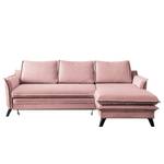 Ecksofa Mia Mia II Webstoff - Mauve - Longchair davorstehend rechts